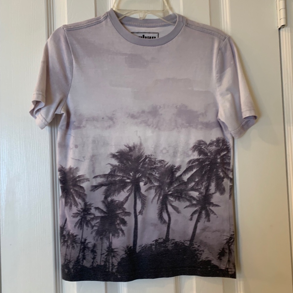 Urban pipeline T-shirt palm trees small